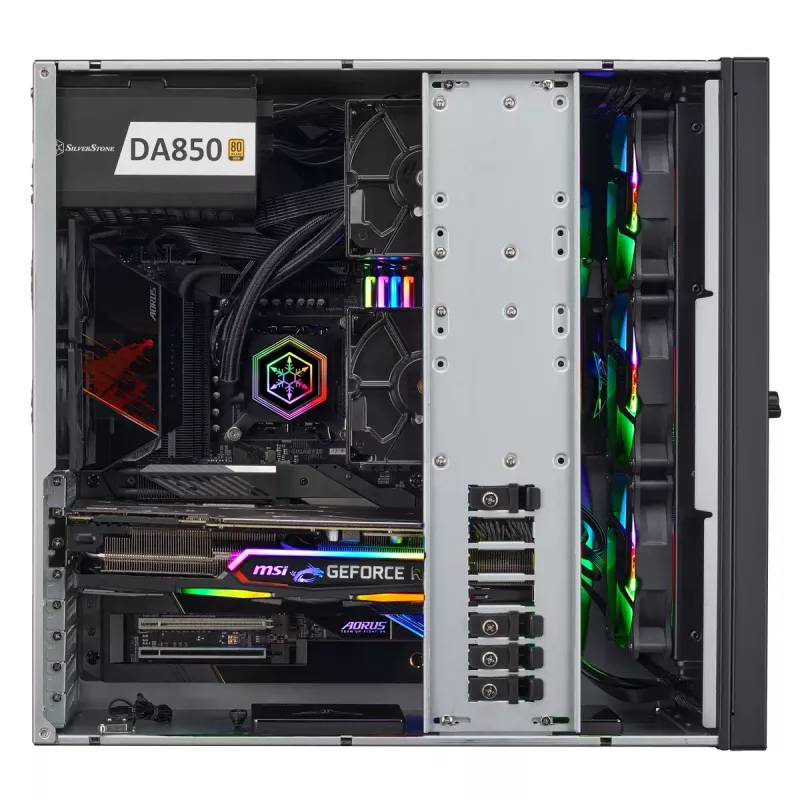 SilverStone SST-RM44 θήκη διακομιστή rack 4U, SSI-EEB/SSI-CEB/ATX, μαύρη