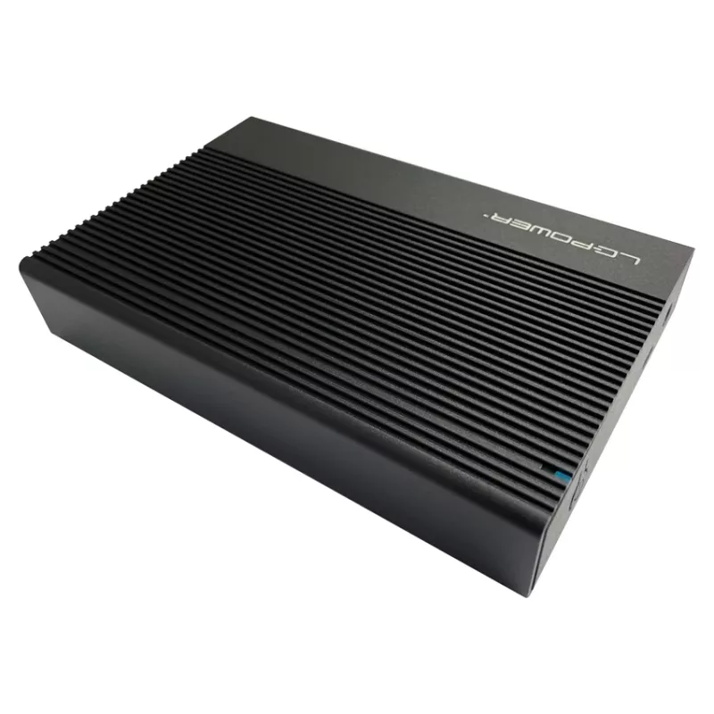 Θήκη HDD/SSD LC-Power LC-35U3-C 3,5 ίντσες μαύρο USB Type-C 6 Gbit/s