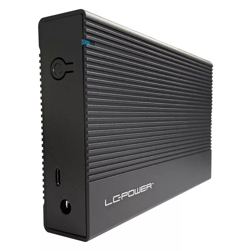 Θήκη HDD/SSD LC-Power LC-35U3-C 3,5 ίντσες μαύρο USB Type-C 6 Gbit/s
