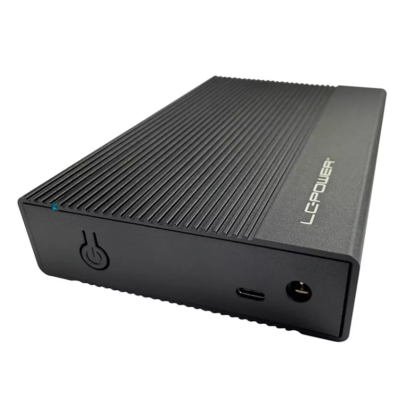 Θήκη HDD/SSD LC-Power LC-35U3-C 3,5 ίντσες μαύρο USB Type-C 6 Gbit/s