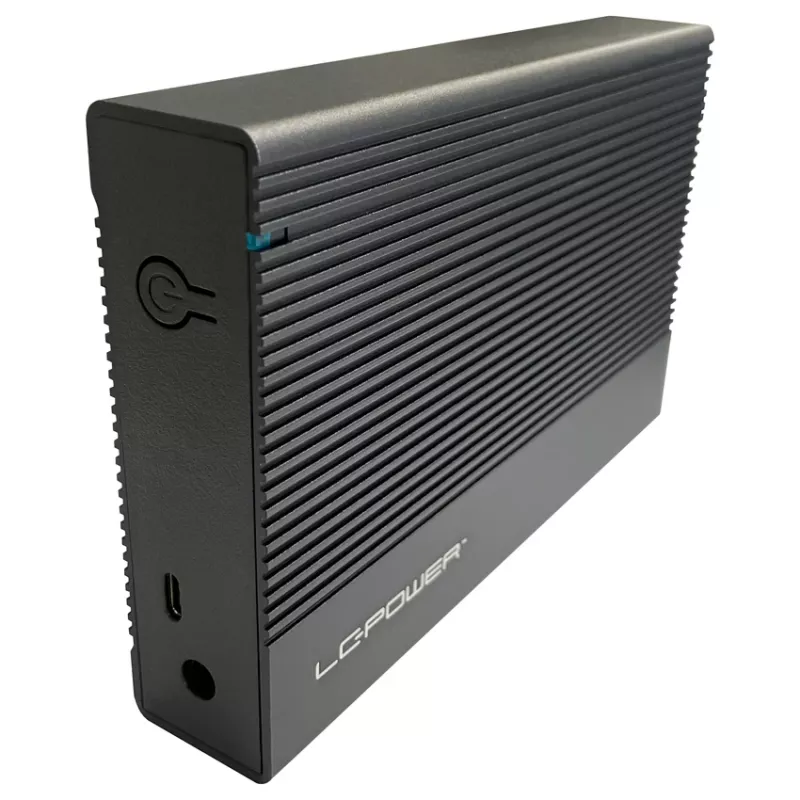 Θήκη HDD/SSD LC-Power LC-35U3-C 3,5 ίντσες μαύρο USB Type-C 6 Gbit/s