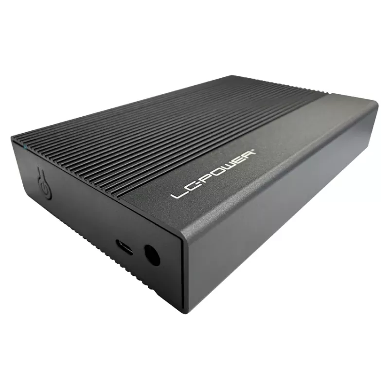 Θήκη HDD/SSD LC-Power LC-35U3-C 3,5 ίντσες μαύρο USB Type-C 6 Gbit/s