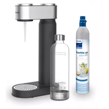 Carbonator Philips Πλαστικό μαύρο 1L φιάλη PET
