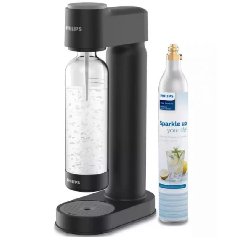 Carbonator Philips Πλαστικό μαύρο 1L φιάλη PET