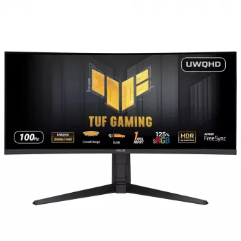 Οθόνη ASUS TUF Gaming VG34VQEL1A 34 ίντσες Curved LED 3440 x 1440 100 Hz VA 1 ms FreeSync HDR10 USB-Hub