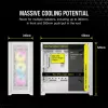 Κουτί PC Corsair iCUE 5000D RGB Airflow Midi-Tower Λευκό