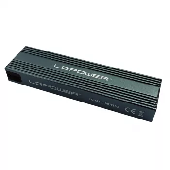 LC-POWER Θήκη SSD - M.2 LC-M2-C-MULTI-3 Lc-power USB3.2 Θήκη M.2-SSD (NVMe & SATA)