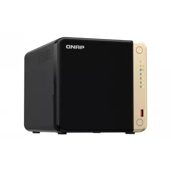 QNAP TS-464 NAS Tower Intel® Celeron® N5095 8 GB DDR4 0 TB QNAP QTS Μαύρο