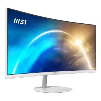 Οθόνη υπολογιστή MSI Pro MP341CQW 86,4 cm (34 ίντσες) 3440 x 1440 pixel UltraWide Quad HD λευκή