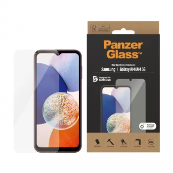 Μεμβράνη προστασίας οθόνης PanzerGlass Samsung Galaxy A14 A14 5G Ultra-Wide Fit ανθεκτική στις γρατσουνιές ανθεκτική στα χτυπήματα