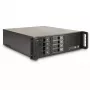 Inter-Tech IPC 3U-3508 σασί διακομιστή αποθήκευσης, rack 48,3 cm 3U, ATX, SATA/SAS Hot-Swap, 2x εξωτερικές θέσεις 5,25 ιντσών, χωρίς τροφοδοτικό, μαύρο
