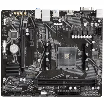 GIGABYTE A520M K V2 Μητρική πλακέτα - Υποστηρίζει AMD Ryzen 5000 Σειρά AM4 CPUs, έως 5100MHz DDR4 (OC), PCIe Gen3 x4 M.2, GbE LAN, USB 3.2 Gen 1