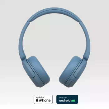 Sony WH-CH520 Ακουστικά Ασύρματα Κεφαλόδεσμος Headset Τηλεφωνικές κλήσεις/Μουσική USB Type-C Μπλε