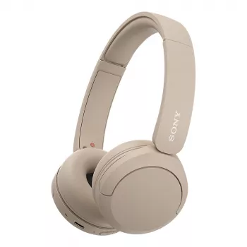 Sony WH-CH520 Ασύρματα Ακουστικά Κεφαλής Κλήσεις/Μουσική USB Type-C Bluetooth Θήκη Φόρτισης Κρεμ