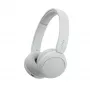 Sony WH-CH520 ασύρματα ακουστικά on-ear, Bluetooth 5.2, 50 ώρες αναπαραγωγής, φόρτιση USB-C, λευκό