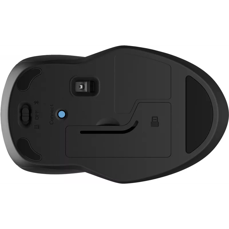 HP 250 Dual Ποντίκι, αμφίχειρο, Bluetooth + USB Type A, 1600 DPI, Μαύρο
