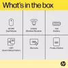 HP 250 Dual Ποντίκι, αμφίχειρο, Bluetooth + USB Type A, 1600 DPI, Μαύρο