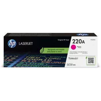 HP 220A Magenta Γνήσιο Μελανοδοχείο Toner LaserJet, 1800 σελίδες, Magenta, 1 τεμ.