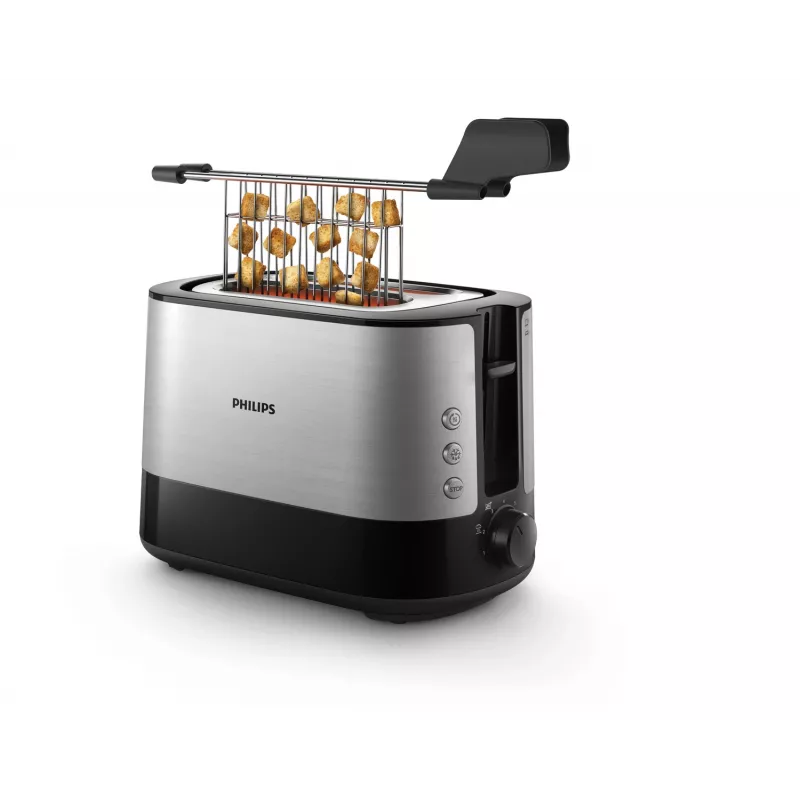 Philips Viva Collection HD2635/90 Τοστιέρα 7 2 Φέτες Μαύρο, Titan