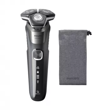 Philips SHAVER Series 5000 S5887/10 Ξυριστική Μηχανή Υγρή και Στεγνή και Θήκη