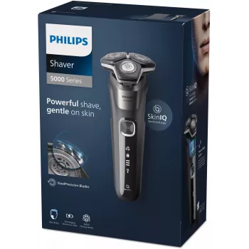 Philips SHAVER Series 5000 S5887/10 Ξυριστική Μηχανή Υγρή και Στεγνή και Θήκη