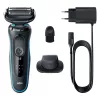 Braun Series 5 51-M1200s Ανδρική Ξυριστική Μηχανή Ξυριστική Μηχανή με Λεπίδες Trimmer Μαύρο, Μπλε