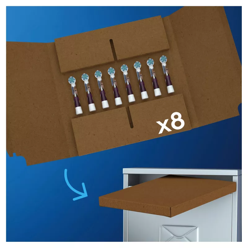 Κεφαλή Οδοντόβουρτσας Oral-B Kids 81748472 8 τεμ. Extra Soft Πολύχρωμο