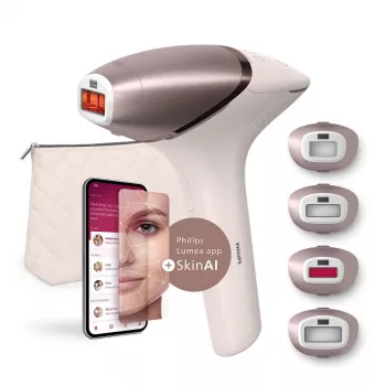 Αποτριχωτική Συσκευή Philips BRI977/00 IPL Αποτρίχωση με Φως, μπαταρίας, Roségold, Εξαρτήματα για Πρόσωπο και Σώμα