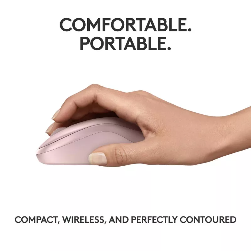 LOGITECH M240 Αθόρυβο Ποντίκι - Bluetooth - Ροζ