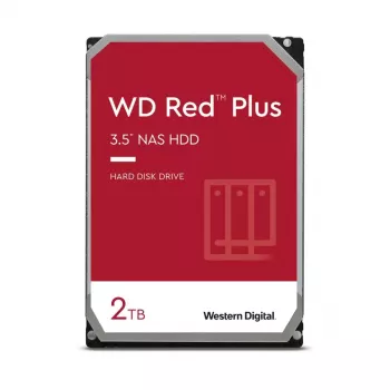 WESTERN DIGITAL σκληρός δίσκος - WD Red Plus WD20EFPX - 2 TB - SATA 6 Gb/s - 3,5 inch - 5400 στροφές/λεπτό - 64 MB Cache