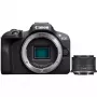 Canon EOS R100 + RF-S 18-45mm F4.5-6.3 IS STM Kit MILC 24,1 MP CMOS 6000 x 4000 Pixel Μαύρο