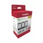 Canon 5437C004 Μελανοταινία 3 τεμ. Γνήσια υψηλής (XL) απόδοσης Μαύρο, Κυανό, Ματζέντα, Κίτρινο