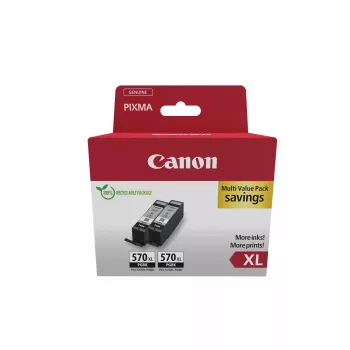 Canon 0318C010 Μελανοταινία 2 τεμ. Γνήσια High (XL) Yield Μαύρο