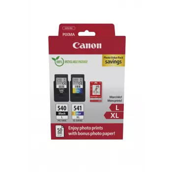 Canon 5224B012 Μελανοταινία 2 τεμ. Γνήσια Μαύρο, Κυανό, Ματζέντα, Κίτρινο