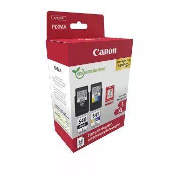 Canon 5224B012 Μελανοταινία 2 τεμ. Γνήσια Μαύρο, Κυανό, Ματζέντα, Κίτρινο