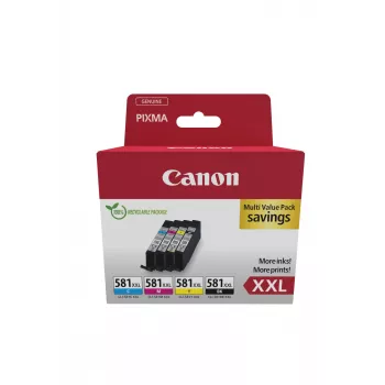 Canon 1998C007 Μελανοταινία 4 τεμ. Γνήσια Μαύρο, Κυανό, Ματζέντα, Κίτρινο