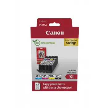 Canon 2052C006 Μελανοταινία 4 τεμ. Γνήσια High (XL) Yield Μαύρο, Κυανό, Ματζέντα, Κίτρινο
