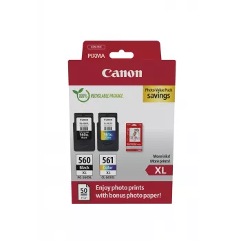 Canon 3712C008 Μελανοταινία 2 τεμ. Γνήσια High (XL) Yield Μαύρο, Κυανό, Ματζέντα, Κίτρινο