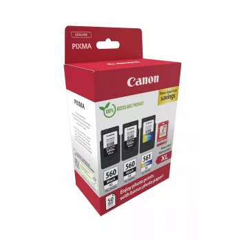 Canon 3712C012 μελανοδοχείο 3 τεμ. γνήσιο υψηλής απόδοσης (XL) μαύρο, κυανό, ματζέντα, κίτρινο