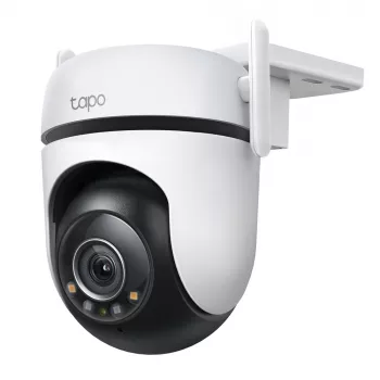 TP-Link Tapo εξωτερική κάμερα ασφαλείας Wi-Fi με περιστροφή/κλίση, κάμερα ασφαλείας IP, εσωτερικού & εξωτερικού χώρου, ασύρματη, CE, FCC, RoHS, RCM, οροφής, μαύρο, λευκό