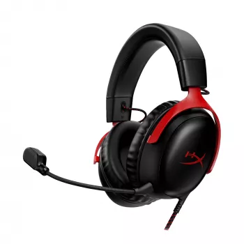 HyperX Cloud III - Gaming ακουστικά (μαύρο/κόκκινο)