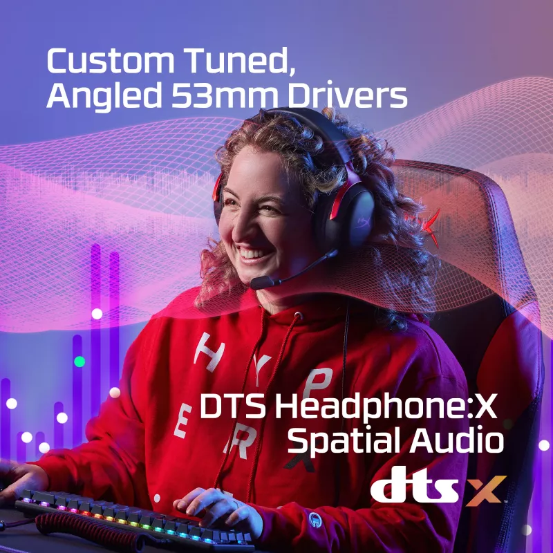 HyperX Cloud III - Gaming ακουστικά (μαύρο/κόκκινο)