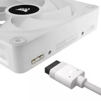 CORSAIR Qx RGB Series Icue Link Qx120 RGB White 120mm μαγνητικό κιτ επέκτασης ανεμιστήρα Dome RGB