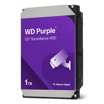WESTERN DIGITAL σκληρός δίσκος - WD Purple WD11PURZ - 1TB - SATA 6Gb/s - 3,5 ίντσες - 5400 U/min - 64 MB Cache - 110 MB/s