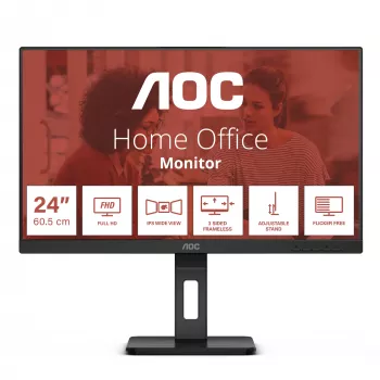 AOC E3 24E3QAF οθόνη υπολογιστή 60,5 cm (23,8 ίντσες) 1920 x 1080 Pixel Full HD LCD μαύρο