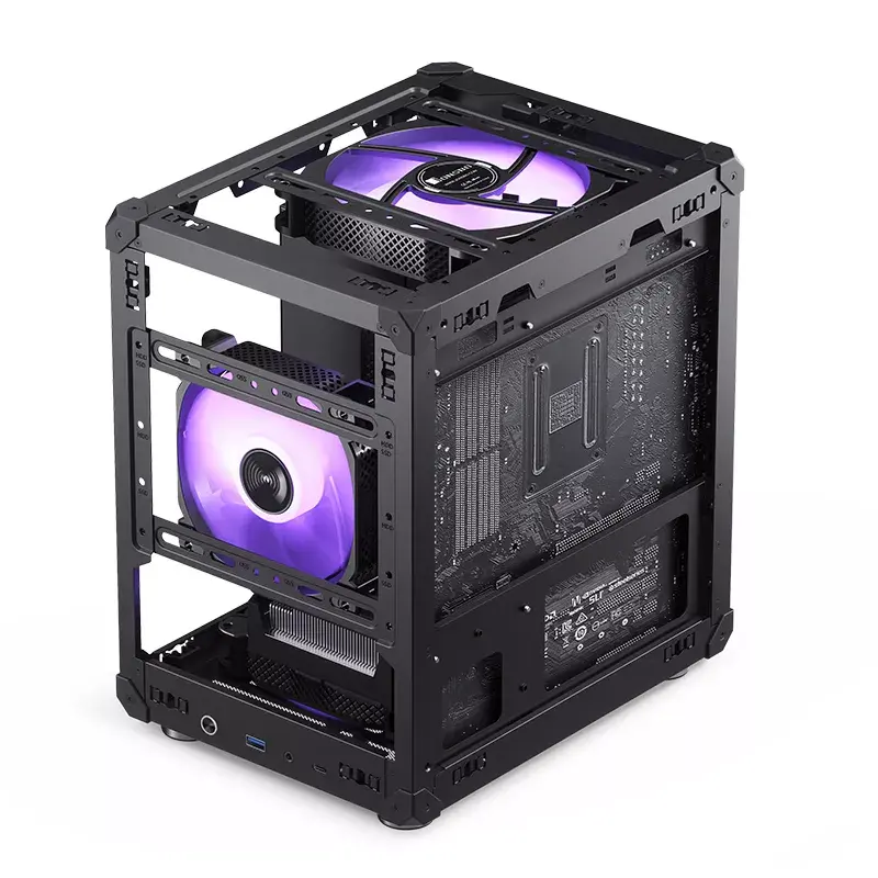 Κουτί PC Jonsbo C6 μαύρο ITX, micro ATX
