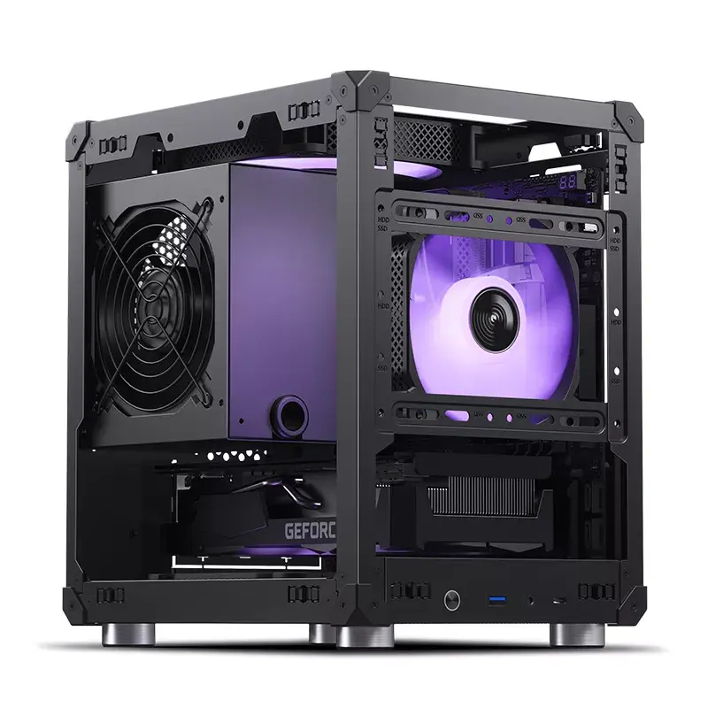 Κουτί PC Jonsbo C6 μαύρο ITX, micro ATX