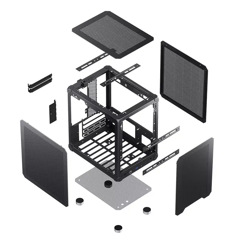 Κουτί PC Jonsbo C6 μαύρο ITX, micro ATX