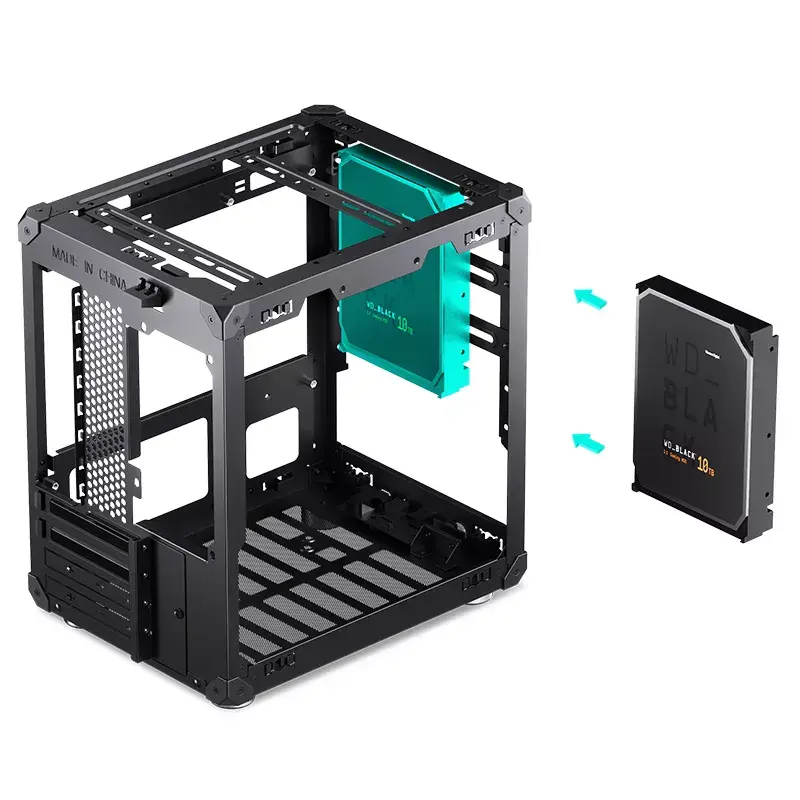 Κουτί PC Jonsbo C6 μαύρο ITX, micro ATX