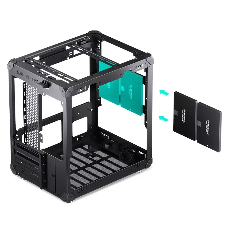 Κουτί PC Jonsbo C6 μαύρο ITX, micro ATX